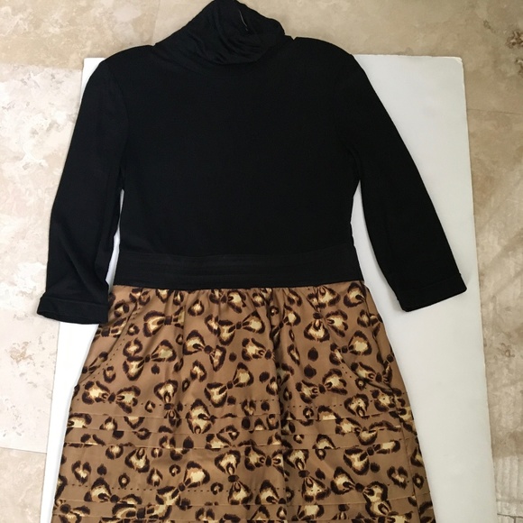 Phoebe Couture Dresses & Skirts - ❤️SOLD❤️ Phoebe Couture Black & LeopardBow Dress 4